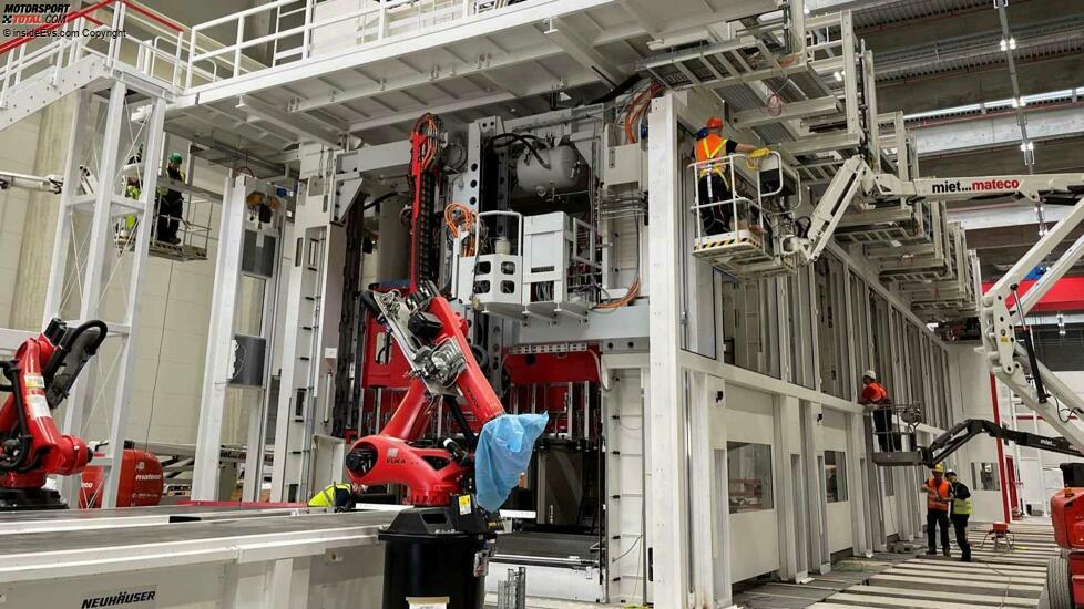 Tesla Giga Berlin (Gigafactory 4) - Stamping press (Tesla Q1 2021 report)
