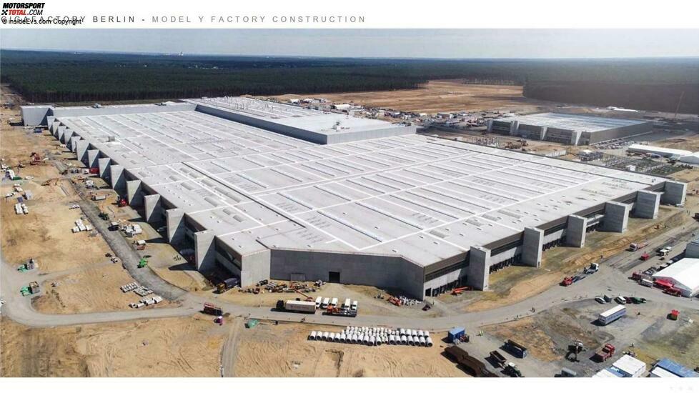 Tesla Giga Berlin (Gigafactory 4) - Model Y factory construction (Tesla Q2 2021 report)