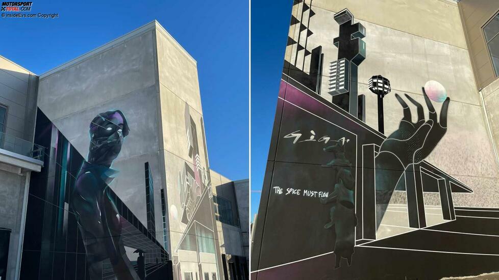 Tesla Giga Berlin: Graffiti