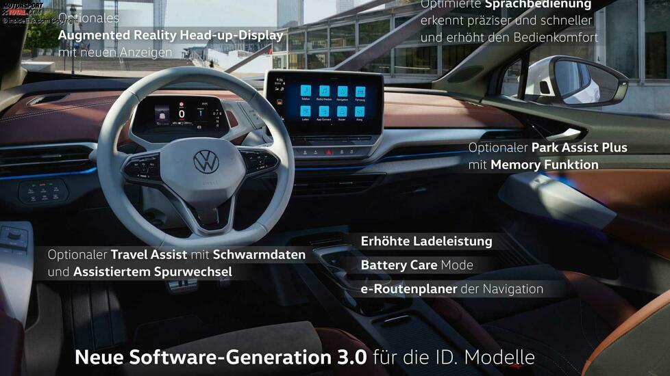 VWs ID-Software Generation 3.0: Die Neuerungen im Überblick