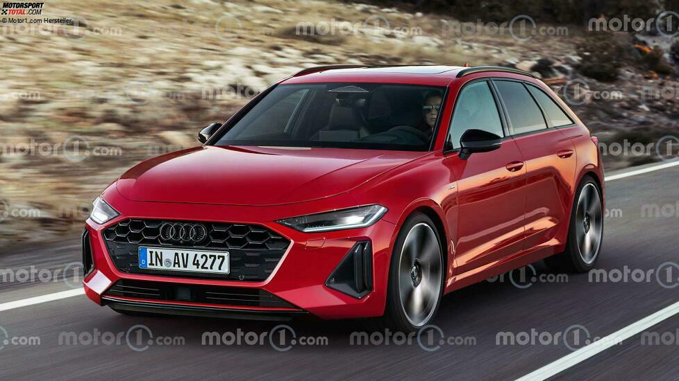 Audi A4 Avant (2023) Render images