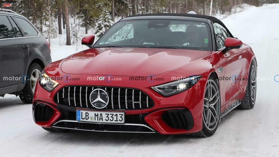 Mercedes-AMG SL Plug-in-Hybrid (2023) Erlkönig