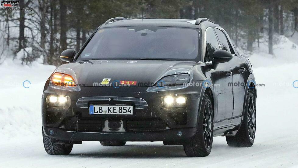 Porsche Macan Elektro auf Erlkönigbildern