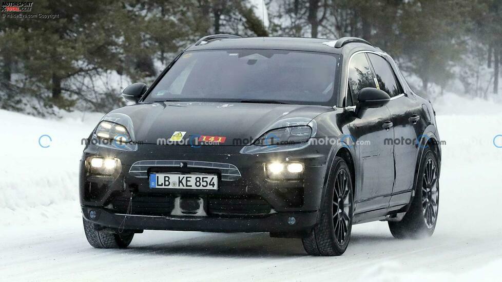 Porsche Macan Elektro auf Erlkönigbildern