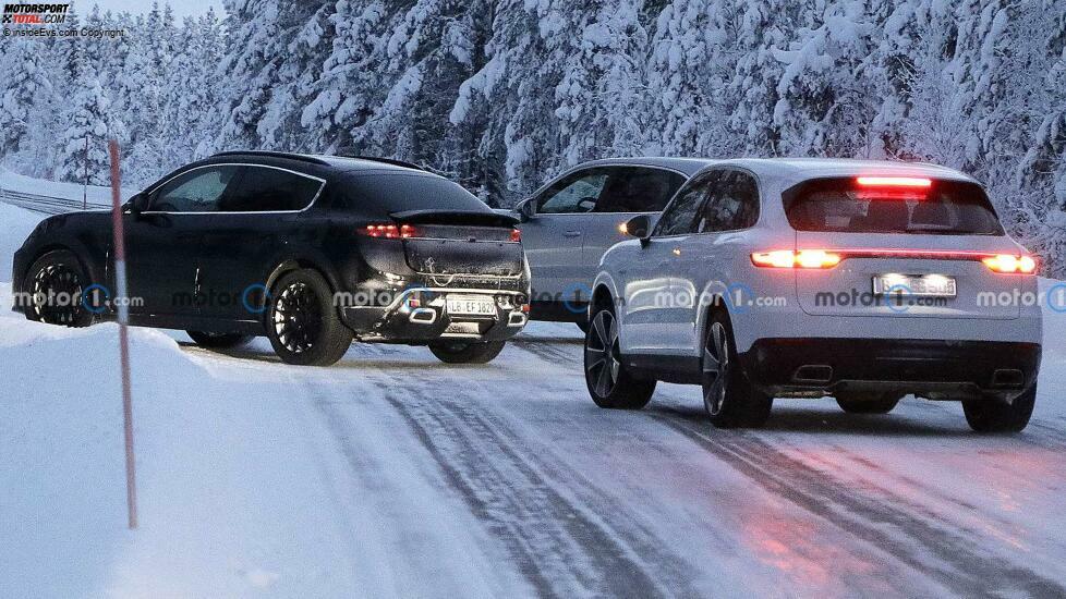 Porsche Macan Elektro auf Erlkönigbildern