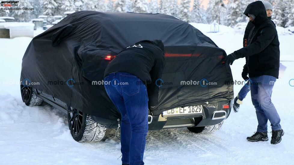 Porsche Macan Elektro auf Erlkönigbildern