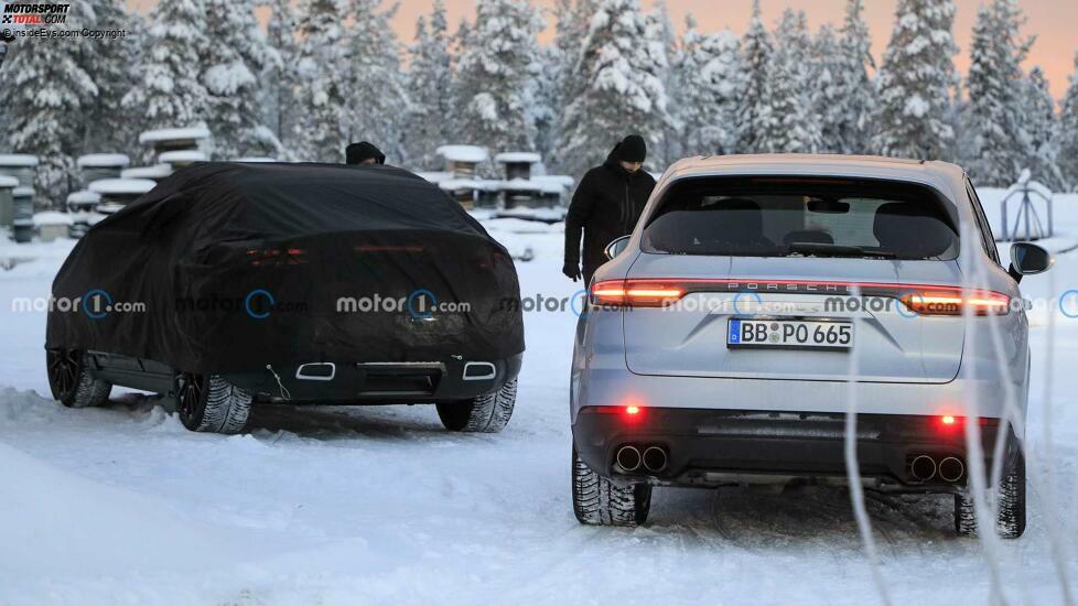 Porsche Macan Elektro auf Erlkönigbildern