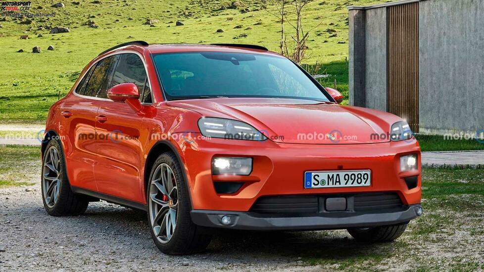 2024 Porsche Macan EV rendering