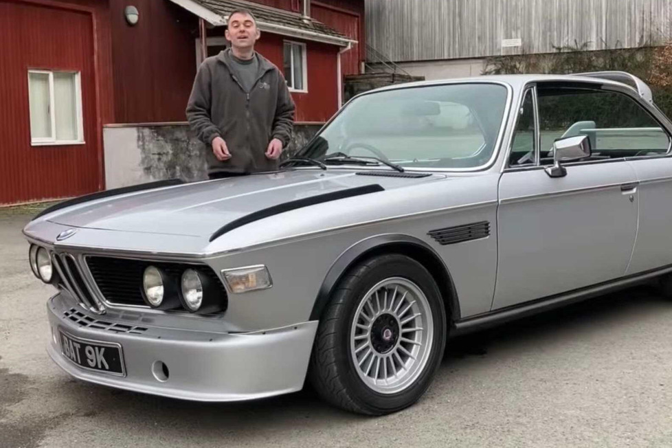 Dieser alte BMW 3.0 CSi hat die aggressivere Karosserie des 3.0 CSL Special und den Antriebsstrang eines Tesla Model S: Ein Sakrileg?