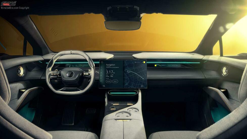 Lotus Eletre: Das Cockpit