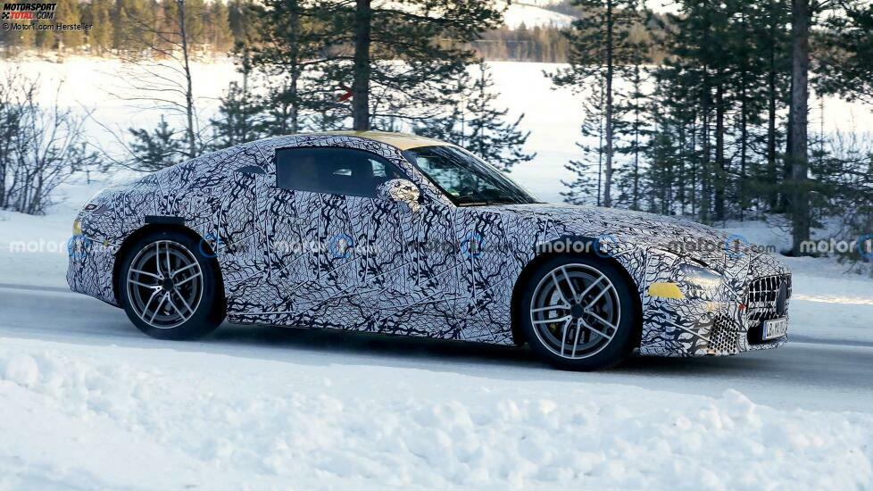 Mercedes-AMG GT Coupé (2023) auf ersten Erlkönigfotos