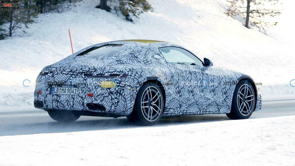 Mercedes-AMG GT Coupé (2023) auf ersten Erlkönigfotos