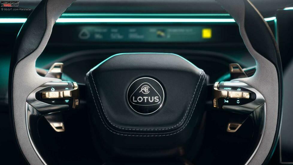 Lotus Eletre: Das Lenkrad