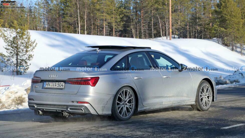 Audi S6 (2022) als Erlkönig erwischt