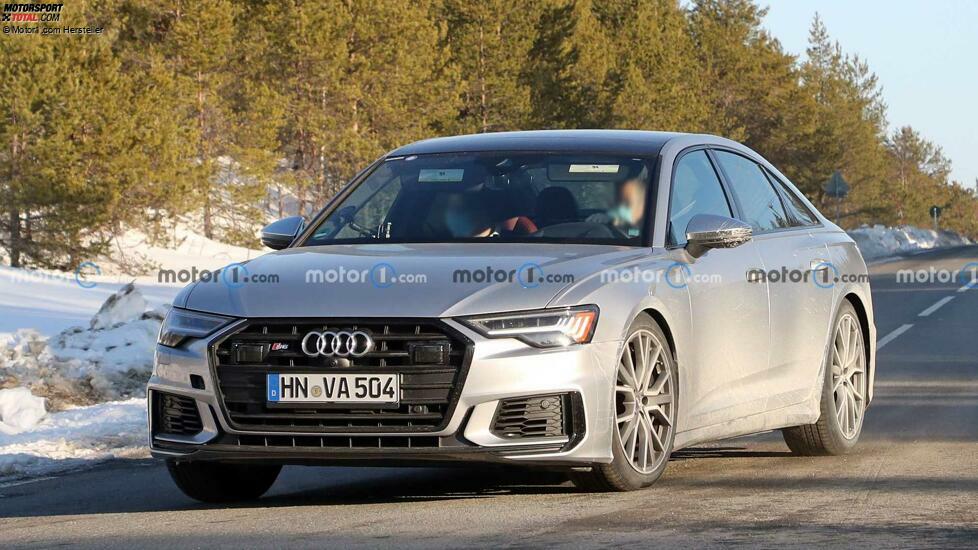 Audi S6 (2022) als Erlkönig erwischt