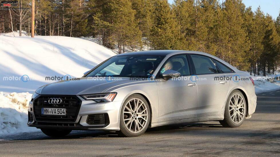 Audi S6 (2022) als Erlkönig erwischt