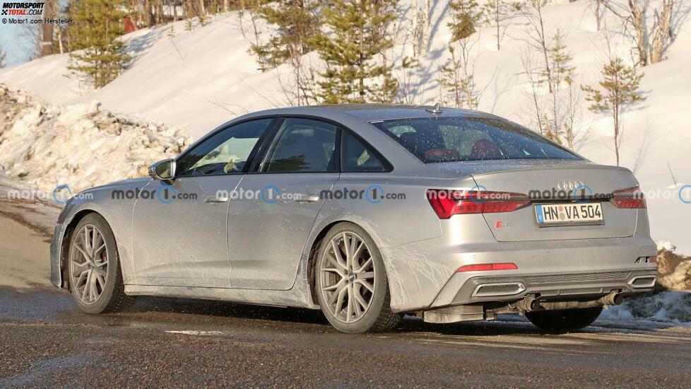 Audi S6 (2022) als Erlkönig erwischt