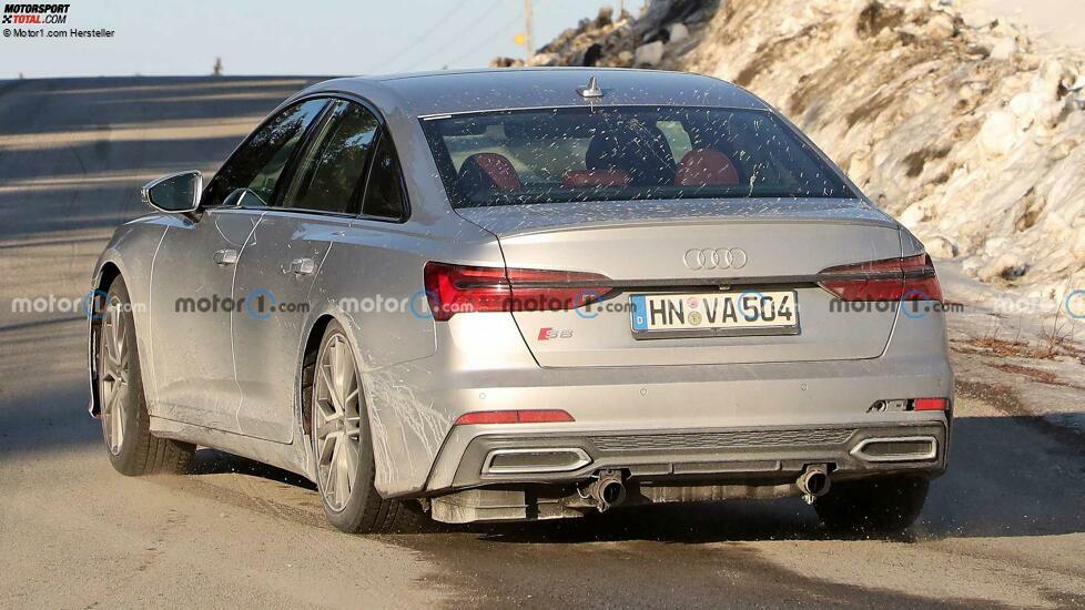 Audi S6 (2022) als Erlkönig erwischt