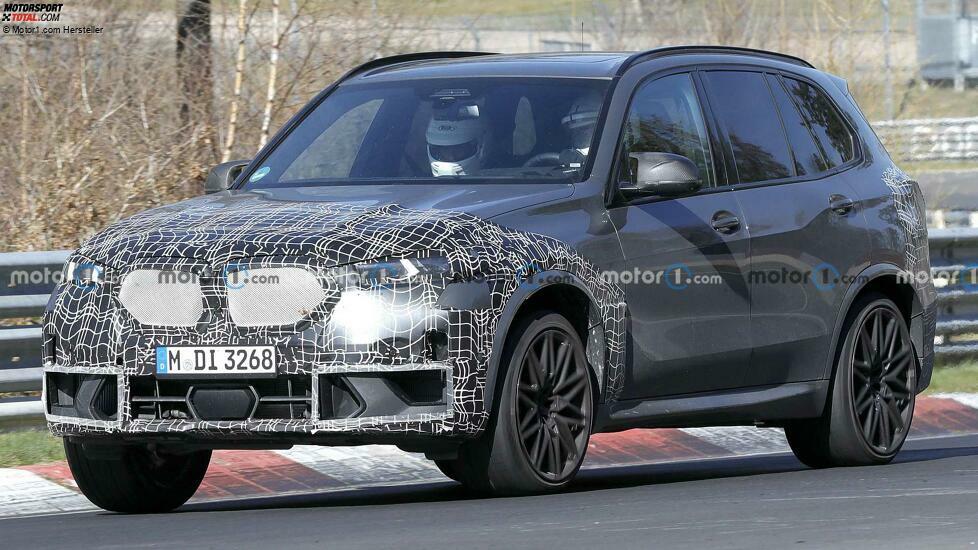 BMW X5 M (2023) als Erlkönig auf dem Nürburgring