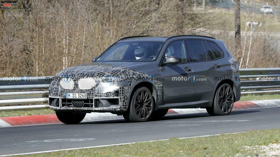 BMW X5 M (2023) als Erlkönig auf dem Nürburgring