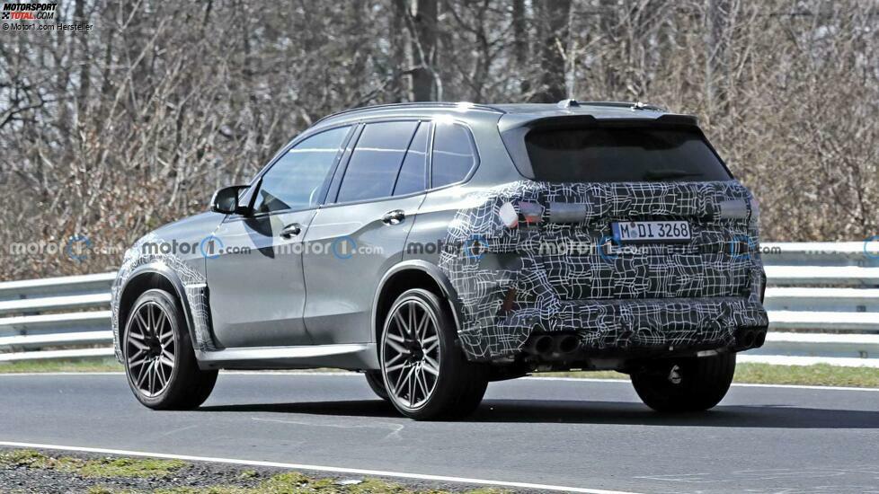 BMW X5 M (2023) als Erlkönig auf dem Nürburgring