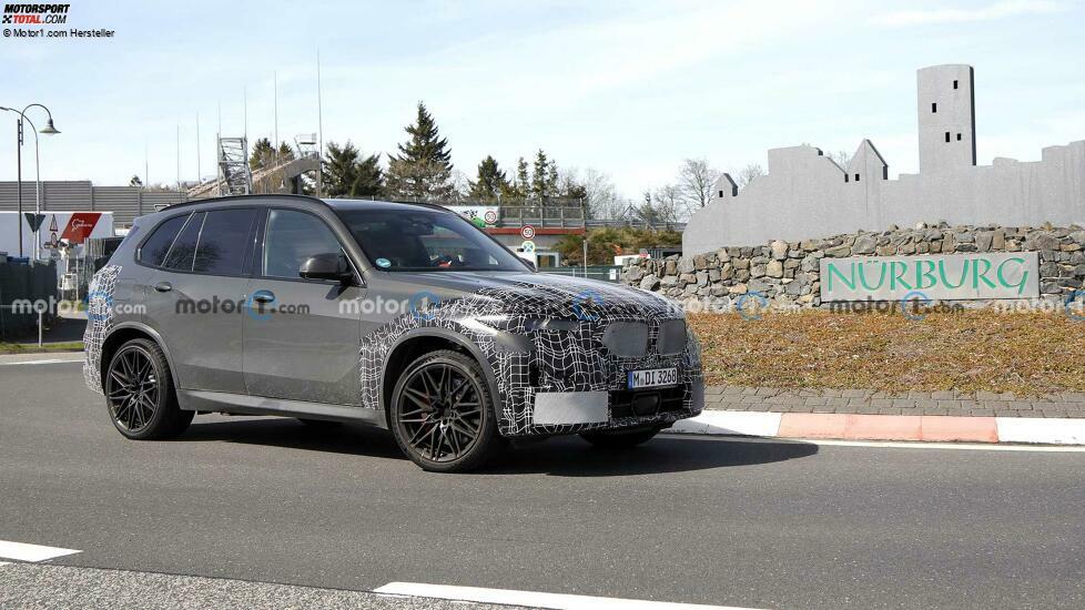 BMW X5 M (2023) als Erlkönig auf dem Nürburgring