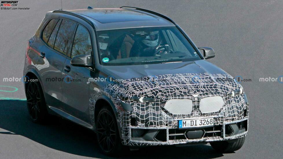 BMW X5 M (2023) als Erlkönig auf dem Nürburgring