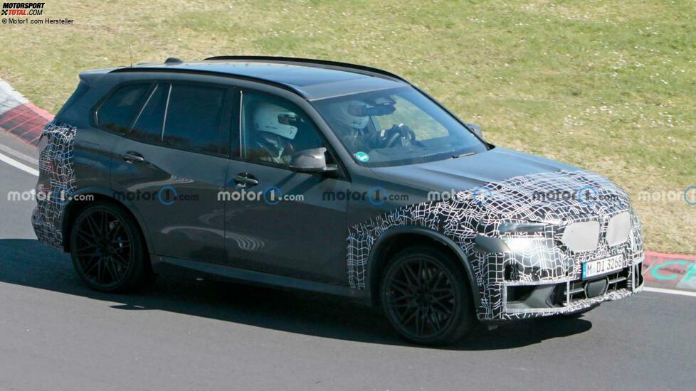 BMW X5 M (2023) als Erlkönig auf dem Nürburgring