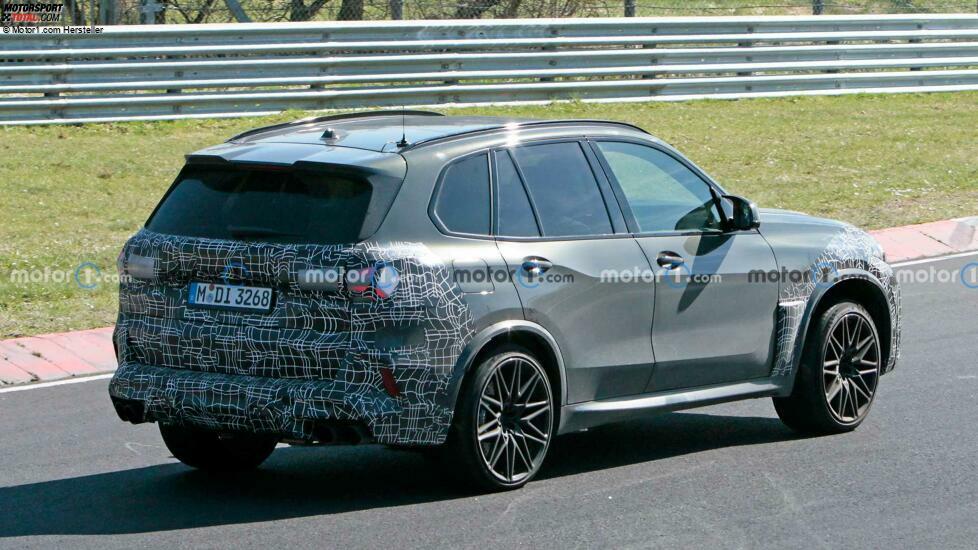 BMW X5 M (2023) als Erlkönig auf dem Nürburgring