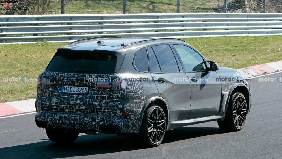 BMW X5 M (2023) als Erlkönig auf dem Nürburgring