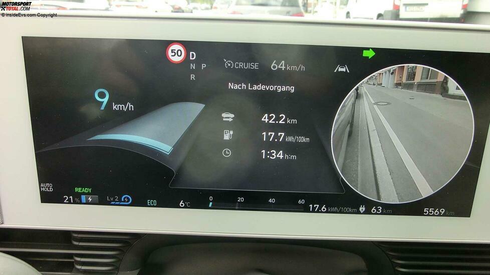 Hyundai Ioniq 5: Display nach der Testfahrt
