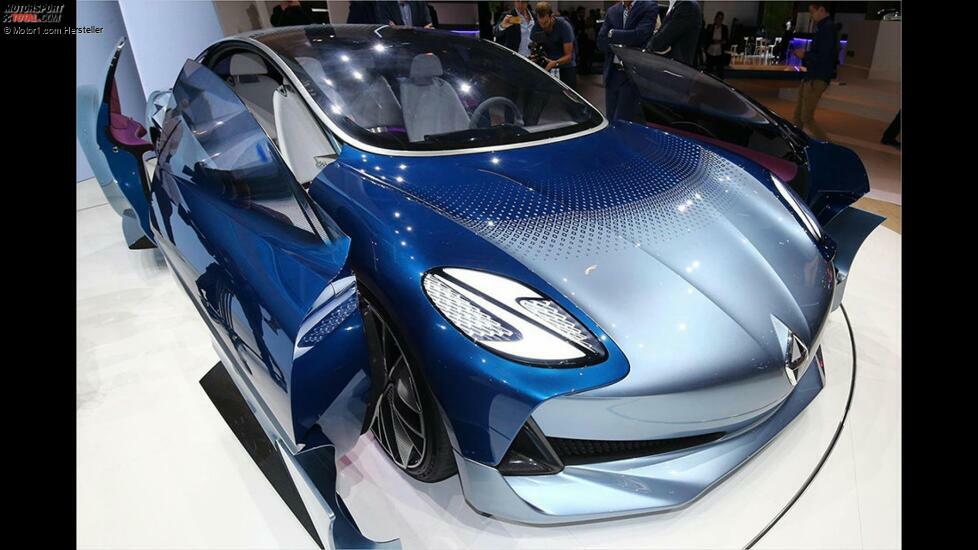 Das Isabella Concept wirkt sehr futuristisch. Hingucker sind die gegenläufig öffnenden Schiebetüren