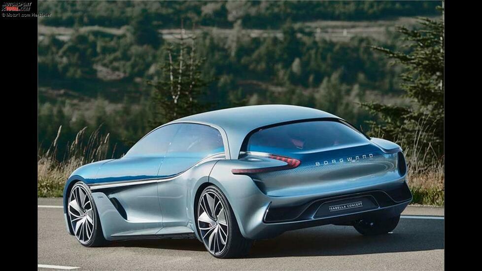 Von hinten erkennt man beim Isabella Concept zumindest einen Hauch Ähnlichkeit zum berühmten Ahnen