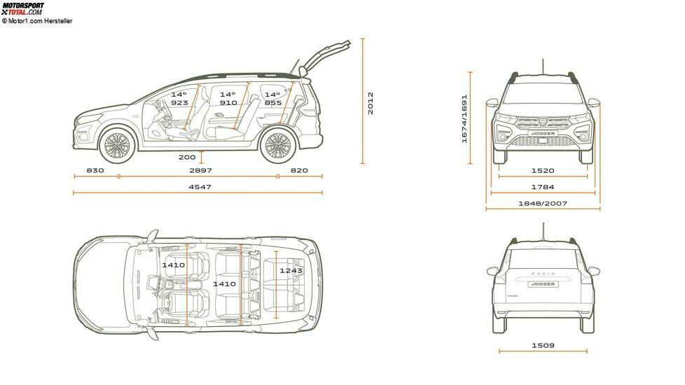 Dacia Jogger (2022) in Moonstone Grey