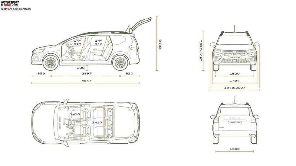 Dacia Jogger (2022) in Moonstone Grey