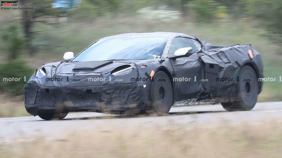 Chevrolet Corvette Grand Sport Spy Shots Front