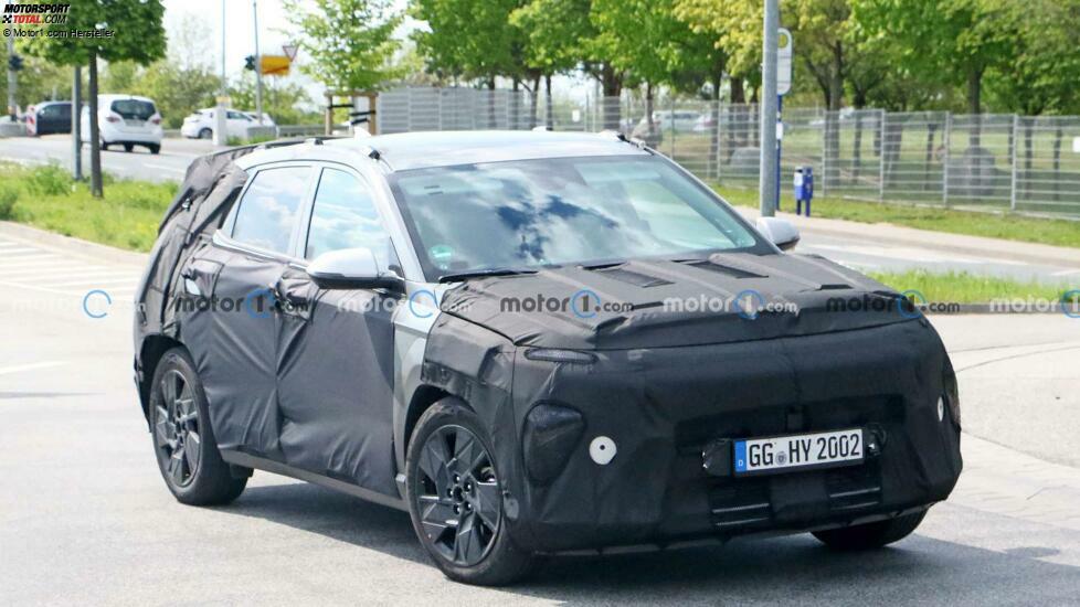 Hyundai Kona (2023) Erlkönig und Innenraumbilder