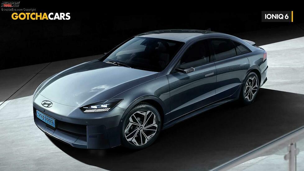 Hyundai Ioniq 6 im Rendering von Gotcha Cars