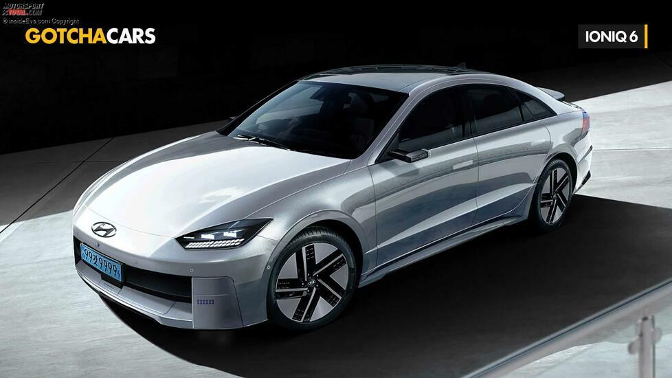 Hyundai Ioniq 6 im Rendering von Gotcha Cars