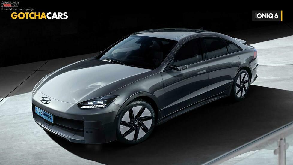 Hyundai Ioniq 6 im Rendering von Gotcha Cars
