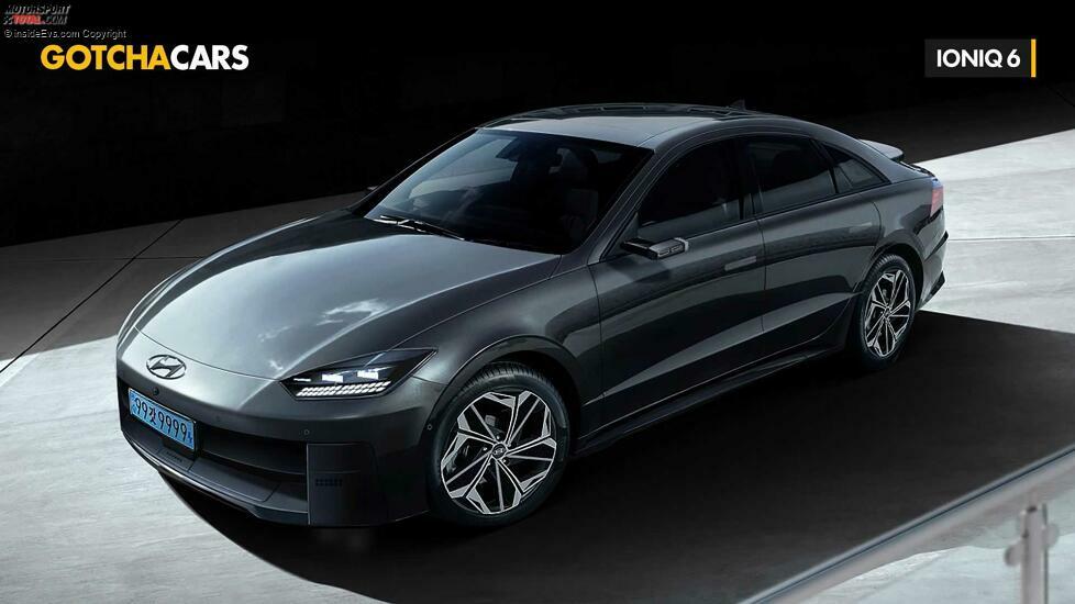 Hyundai Ioniq 6 im Rendering von Gotcha Cars