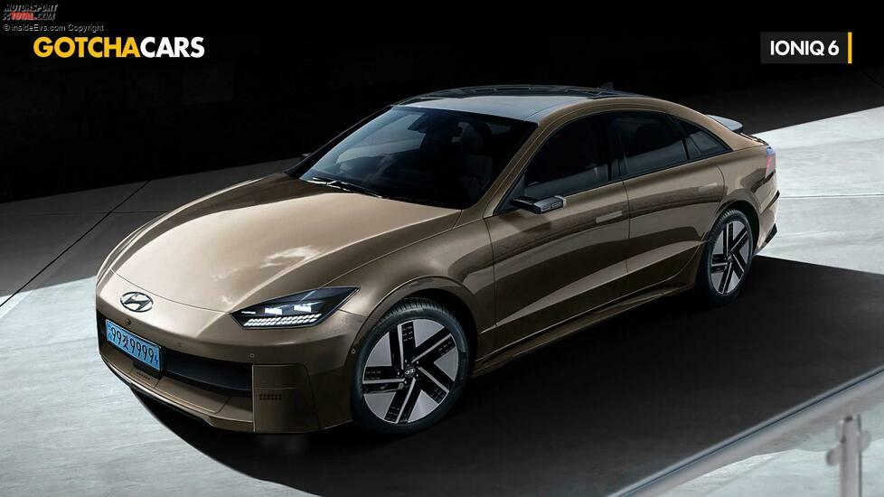 Hyundai Ioniq 6 im Rendering von Gotcha Cars