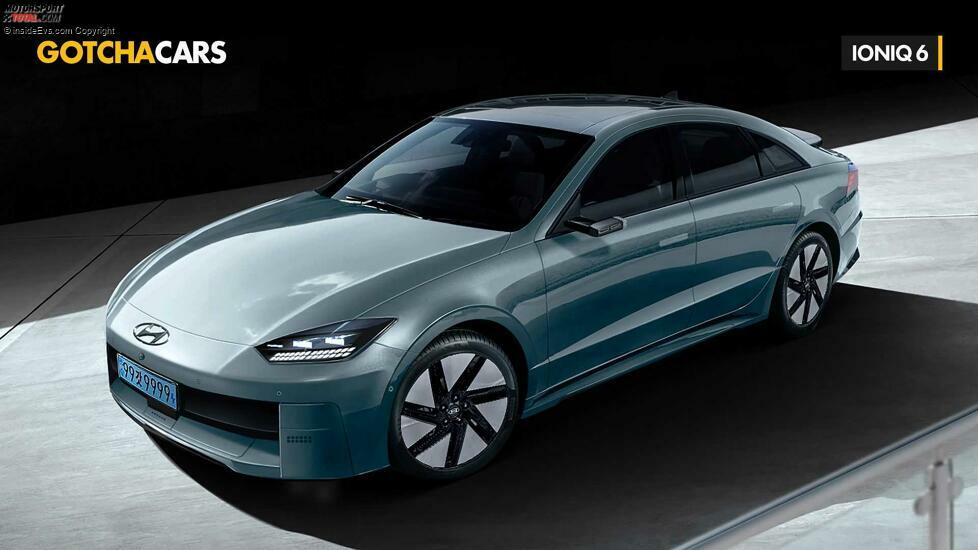 Hyundai Ioniq 6 im Rendering von Gotcha Cars