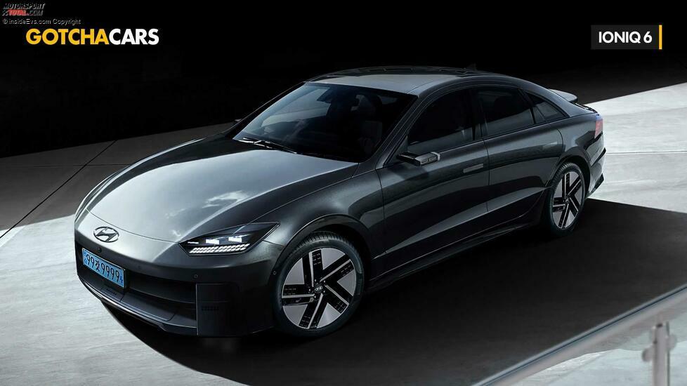 Hyundai Ioniq 6 im Rendering von Gotcha Cars