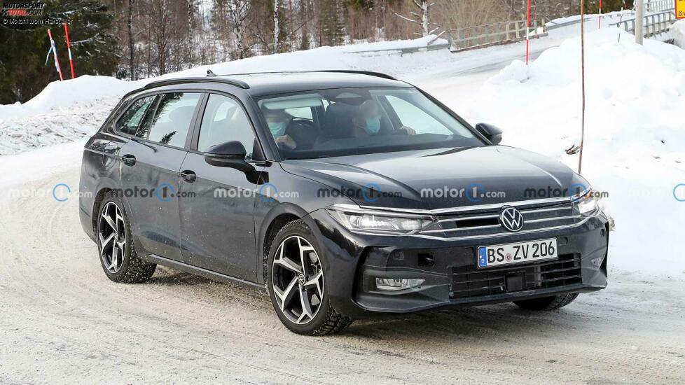 VW Passat Variant (2023) Erlkönig Innenraumbilder