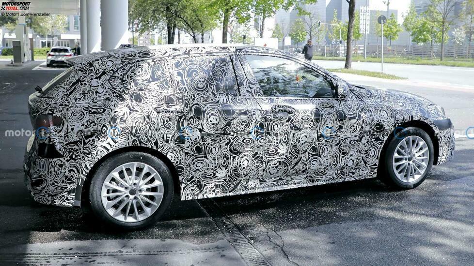 BMW 1er Redesign Spionageaufnahmen