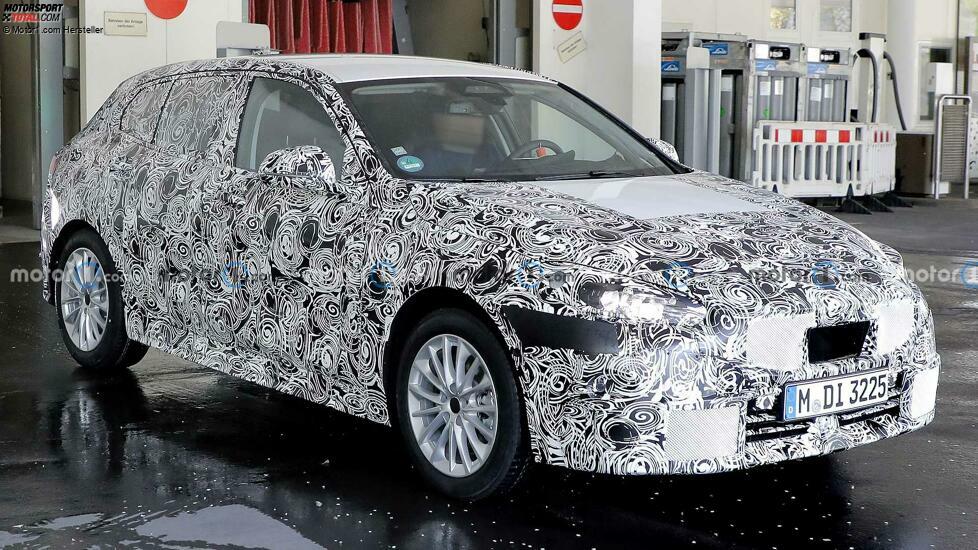 BMW 1er Redesign Spionageaufnahmen