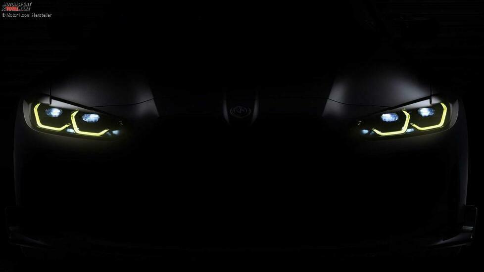 BMW M4 CSL Teaser vorne