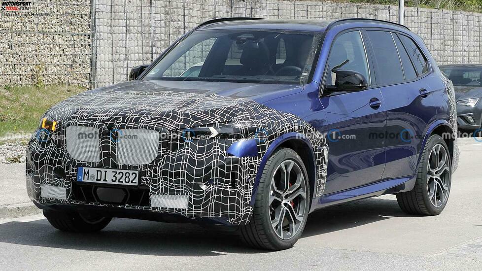 BMW X5 LCI auf neuen Erlkönigbildern
