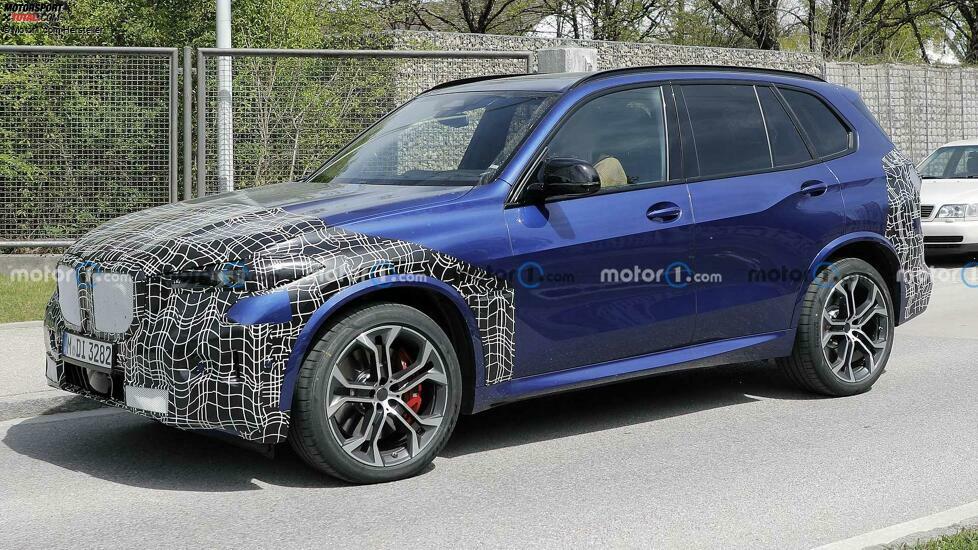 BMW X5 LCI auf neuen Erlkönigbildern